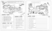 English Worksheet: PREPOSITIONS - B&W