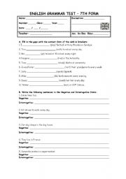 English worksheet: Present Simple 