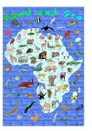 I Spy Land and Sea: African Animals and Ocean Creatures