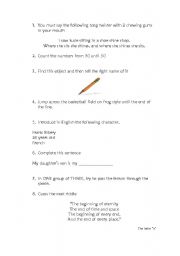 English worksheet: Rally competition 1