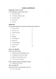 English Worksheet: Letters and Emails