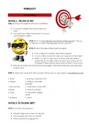 English Worksheet: Webquest: Advertising