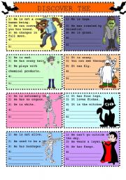 English Worksheet: Discover the Character