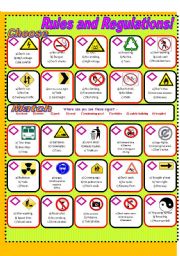 English Worksheet: Signs and Symbols!!!