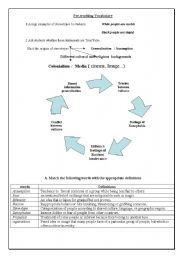 English Worksheet: Culture Issues: Stereotypes, conflict , Values