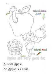 A is for apple