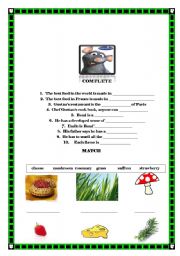 English Worksheet: ratatouille