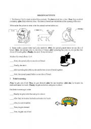 English worksheet: LINKING WORDS