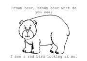 English Worksheet: Brown Bear Alternative version part 1