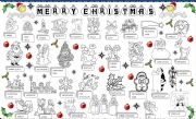 English Worksheet: CRHISTMAS PICTIONARY