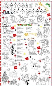 English Worksheet: christmas 