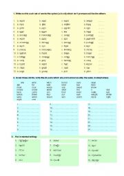 Phonetics practice