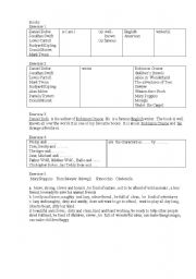 English worksheet: BOOKS