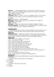 English Worksheet: General Listening and Conversation Lesson