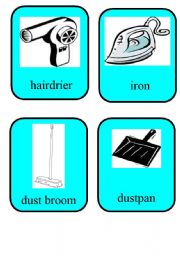 English Worksheet: household appliances and utensils 