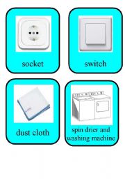 English Worksheet: household appliances and utensils