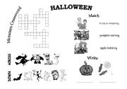 English Worksheet: Halloween Vocabulary Sheet