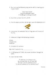 English worksheet: Rally 2