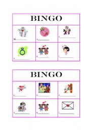 Bingo and Pictionary on St valentine´s day