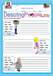 Describing people