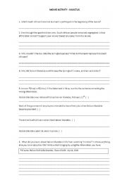 English worksheet: Movie activity Invictus