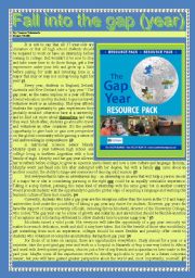 English Worksheet: Gap Year