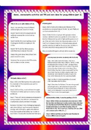 English Worksheet: Game, TPR and communicative activities for young children part 2