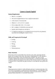 English Worksheet: Learn to speak english