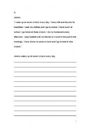 English Worksheet: PRESENT SIMPLE