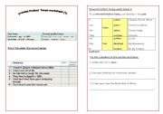 English worksheet: present perfect