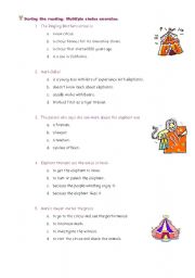 English worksheet: Reading animal abuse 2/2