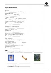 English Worksheet: Angels by Robbie Williams