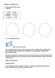 English Worksheet: disneys magic english wild animals 2