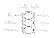 English Worksheet: Traffic Light