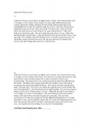 English Worksheet: Fairy Tale