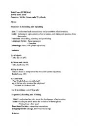 English Worksheet: eureka 