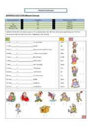 English Worksheet: Present Continuous statements