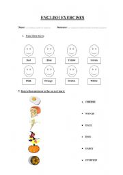 English Worksheet: General English Exercises