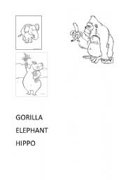 English worksheet: ANIMALS 2