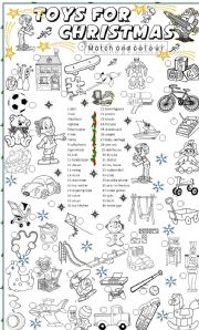 English Worksheet: toys