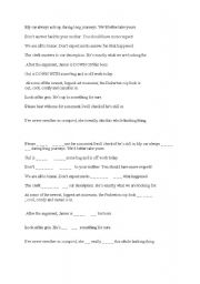 English Worksheet: phrasal verbs test for cpu