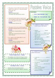 English Worksheet: passive voice