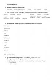 English worksheet: How I met you mother video actv