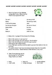 English Worksheet: Money 