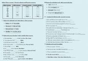 English Worksheet: Subject - Object - Possessive Pronouns & possessive adjectives