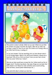 English Worksheet: Picture talk 39