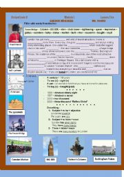 English Worksheet: London Wonders