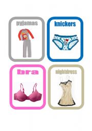 Clothes flashcards set 6