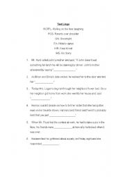 English worksheet: Text Lingo Worksheet