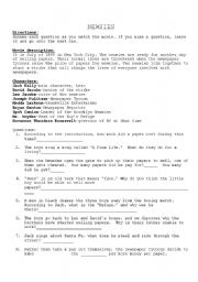 English Worksheet: Newsies